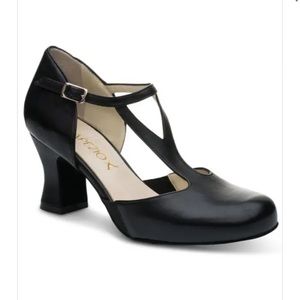 Capezio Y-strap Character Shoes with 2.5 Inch Heel